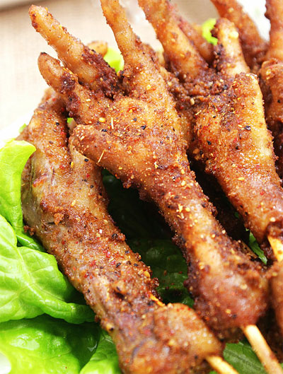 Chân gà nướng thảo mộc