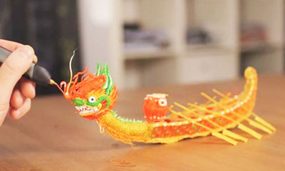 Chiếc bút vẽ 3D tạo đồ vật độc đáo