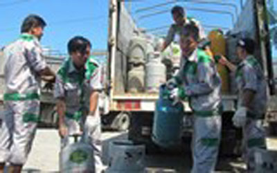 Tăng giá gas thêm 5.000 đồng/bình 12 kg