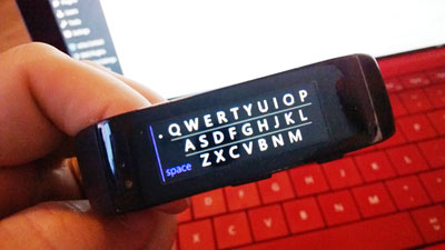 Microsoft cập nhật bàn phím ảo cho dây đeo thông minh