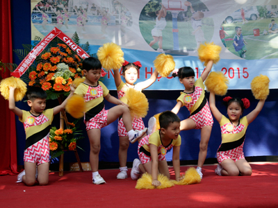 Trường mầm non Lý Tự Trọng tổ chức Hội thi "Bé khỏe – Bé ngoan" năm học 2014-2015