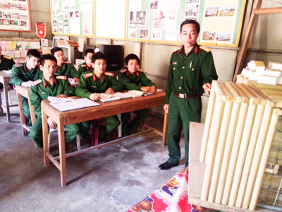 Người lính 22 năm gắn bó với lòng đất