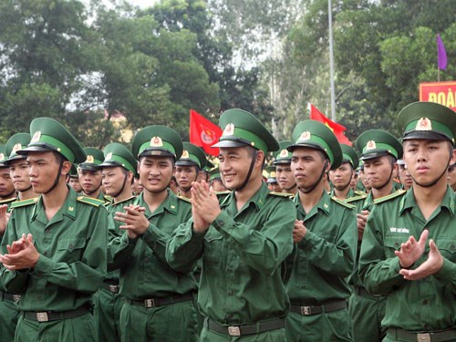 Lễ khai giảng năm học 2014 - 2015 tại Trường Sĩ quan lục quân 1 - Ảnh: TTXVN