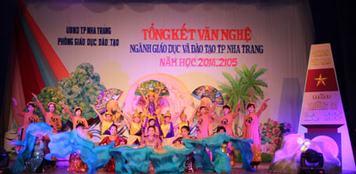 Tiết mục “Lời ru Âu Lạc” của Trường Tiểu học Lộc Thọ. 