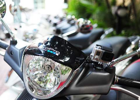 Piaggio Liberty tại Việt Nam được trang bị thêm máy quay