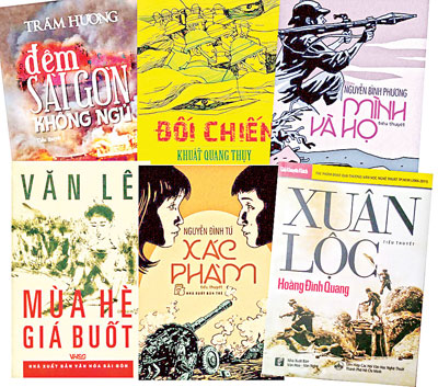 Một số tác phẩm về đề tài chiến tranh vừa được xuất bản.
