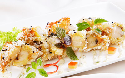 Sò lông chiên giòn