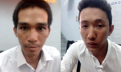 (Từ trái sang) Long và Bách.