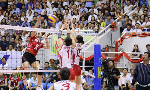 CLB Triều Tiên vô địch giải bóng chuyền nữ VTV Bình Điền 2015