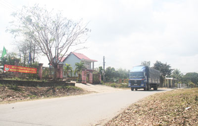 Một góc xã Diên Xuân ngày nay.