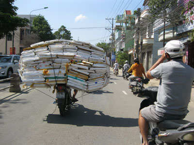 Chở hàng hóa quá quy định