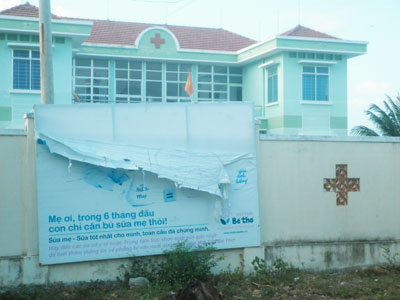 Bảng tuyên truyền gì đây?