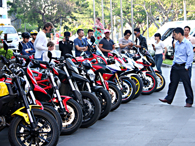 Dàn "xế khủng" của Ducati có mặt tại Nha Trang