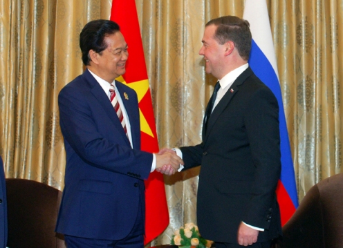 Thủ tướng Chính phủ Liên bang Nga Dmitri Medvedev sẽ thăm chính thức Việt Nam từ ngày 5-7/4/2015. Ảnh VGP