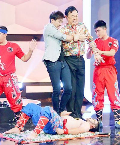 Một cảnh trong chương trình “Người bí ẩn” phát sóng gần đây.