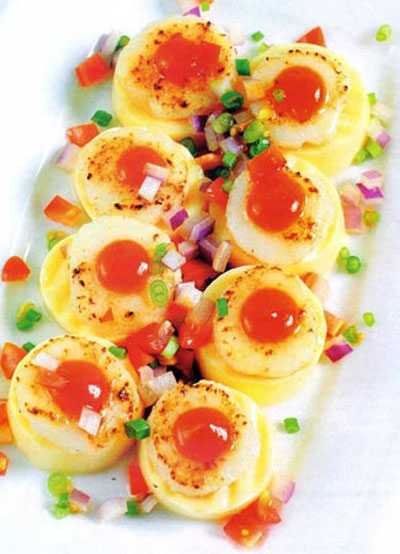 Đậu phụ xốt sò điệp