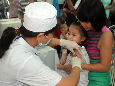 Chiến dịch tiêm vắc xin Sởi - Rubella: Tỷ lệ tiêm chủng đạt 97,99%