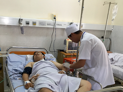 Cứu sống ca chấn thương nặng do tai nạn giao thông