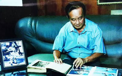 Hình ảnh Đại tá Nguyễn Thành Trung trong phim.