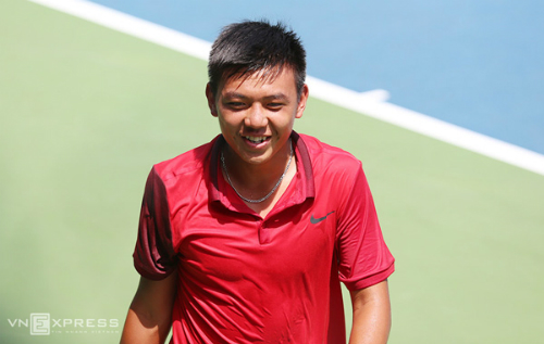 Hoàng Nam tiến gần đến cú đúp vô địch giải trẻ. Ảnh: Đức Đồng.