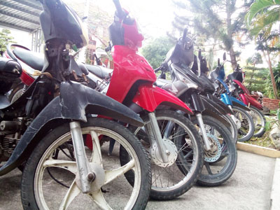 Tang vật vụ án.