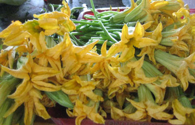 Bông bí luộc của má