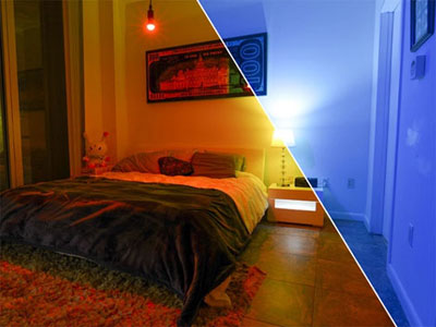 Với 16 triệu màu, người dùng luôn có căn phòng màu sắc “biến ảo” phù hợp tâm trạng, không gian xung quanh.