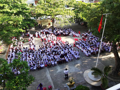 Trường THPT chuyên Lê Quý Đôn. Ảnh tư liệu