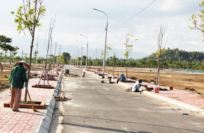 Khu tái định cư Ninh Thủy đã hoàn thiện về cơ sở hạ tầng.