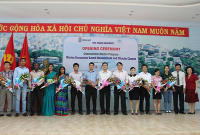 Khai giảng lớp cao học quốc tế về quản lý hệ sinh thái biển và biến đổi khí hậu