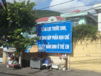 Đã thay mới bảng tuyên truyền