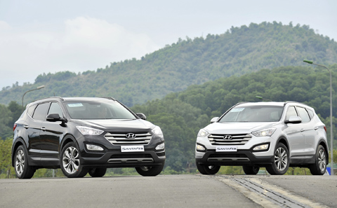 Hyundai Santa Fe phiên bản 5 chỗ có giá từ 999 triệu đồng