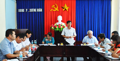 Tập trung công tác bồi thường giải tỏa, tái định cư các dự án trên địa bàn