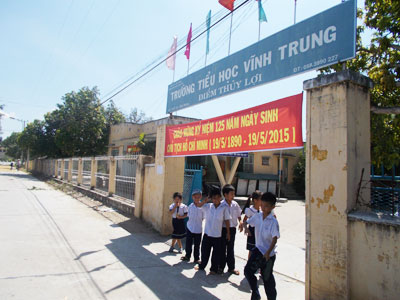 Xã Vĩnh Trung: Trên đà hoàn thành các tiêu chí