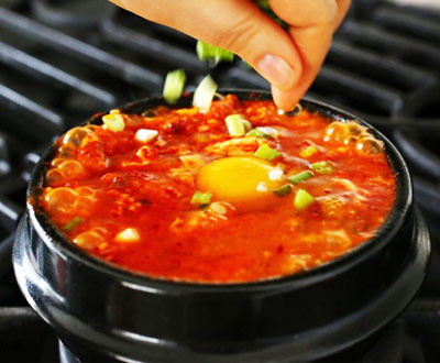 Canh kim chi thịt heo