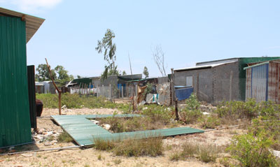 Xây nhà trái phép trên đất dự án