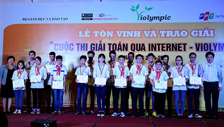 Vinh danh gần 2.000 học sinh đạt giải cuộc thi ViOlympic