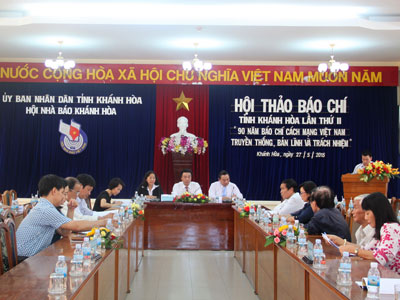 Quang cảnh hội thảo.