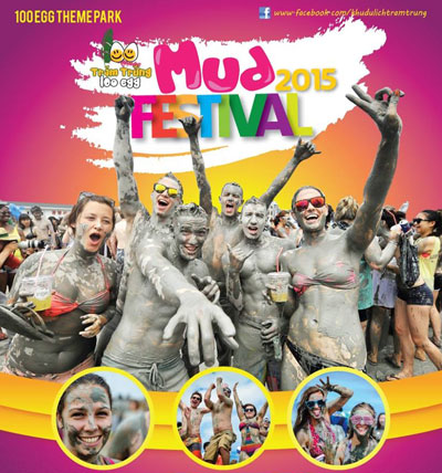 Interesting Mud Egg Festival at 100 Egg Theme Park