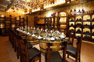 Cellar-styled restaurant in Bavico Hotel Nha Trang