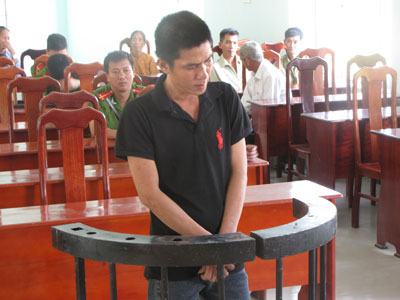 Bị cáo Võ Thanh Tùng.