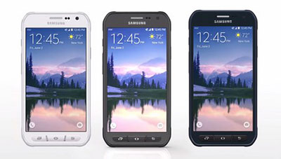  Mặt trước Galaxy S6 Active sở hữu 3 nút bấm vật lý