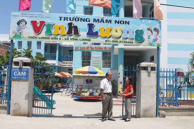 Trường Mầm non Vĩnh Lương đang thiếu phòng học.
