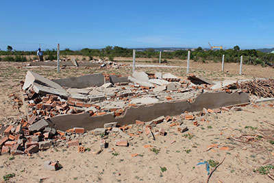 Cưỡng chế nhiều công trình trái phép trên đất dự án