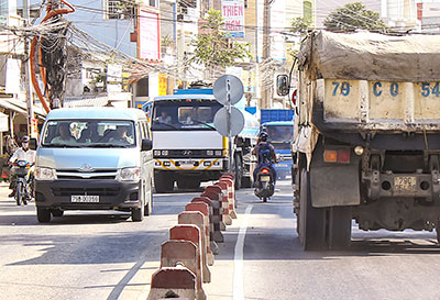 Đường Lê Hồng Phong đang trở nên quá tải.