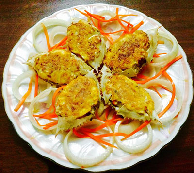 Ghẹ farci lạ miệng ngày hè