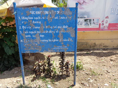 Biển tuyên truyền gì đây?