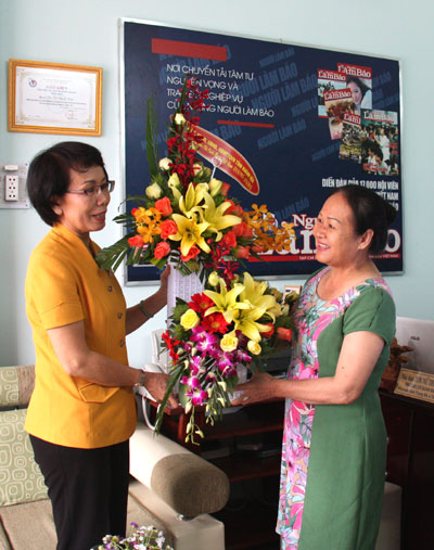 Thăm các cơ quan báo chí nhân ngày Báo chí cách mạng Việt Nam