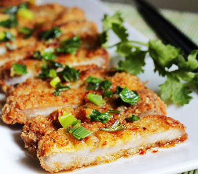 Thịt heo chiên giòn tẩm mật ong