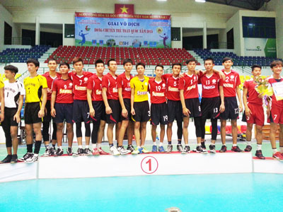 Sanna Khánh Hòa vô địch giải trẻ toàn quốc 2015